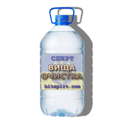 Спирт высшей очистки 96% в герметичной ПЭТ-таре 5–10 л с пломбой