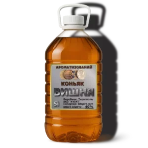 Коньяк на разлив вишня 5 л в ПЭТ-таре с пломбой