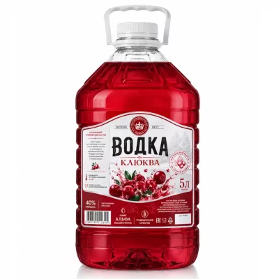 Водка клюква 5 литров